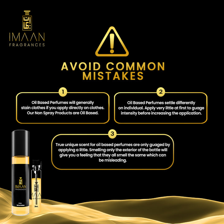 Avoid Common mistakes while using perfume