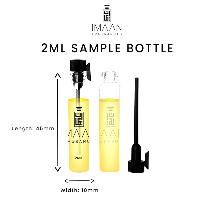 'White Musk' For Everyone - Inspired by White Musk From Body Shop-2ml sample Bottle Dimensions